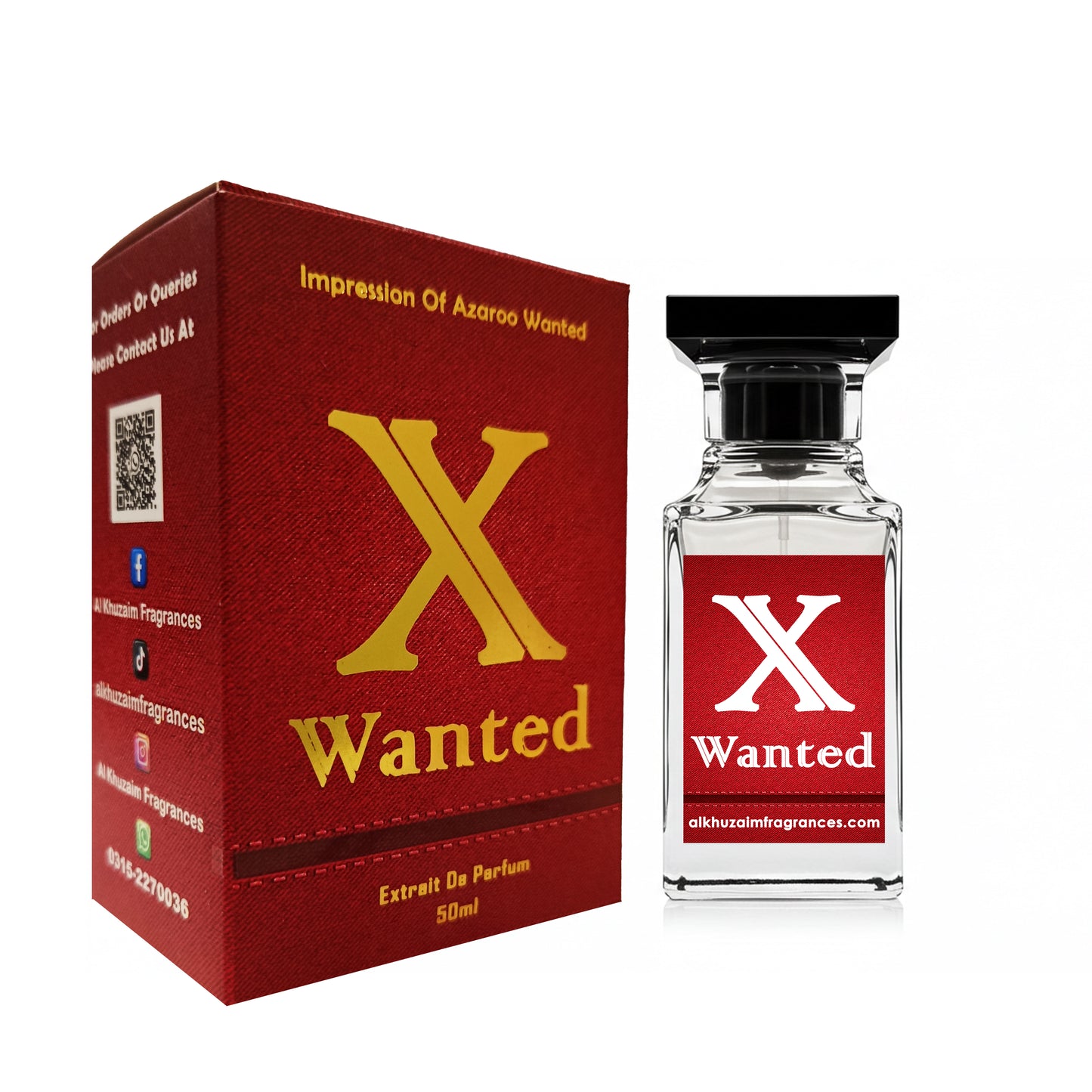 X Wanted – Best Impression of Azzaro Wanted | Long Lasting Perfume for Men